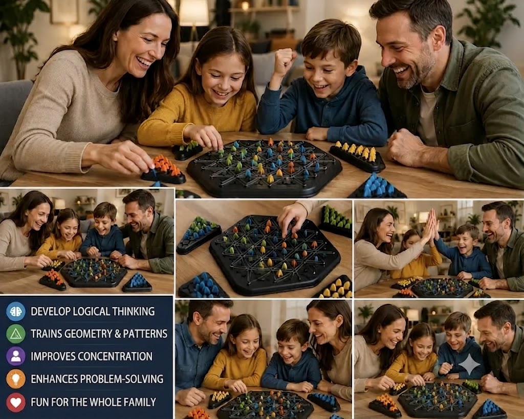 Triangle Hunter: A Board Game for Logic and Geometry Training