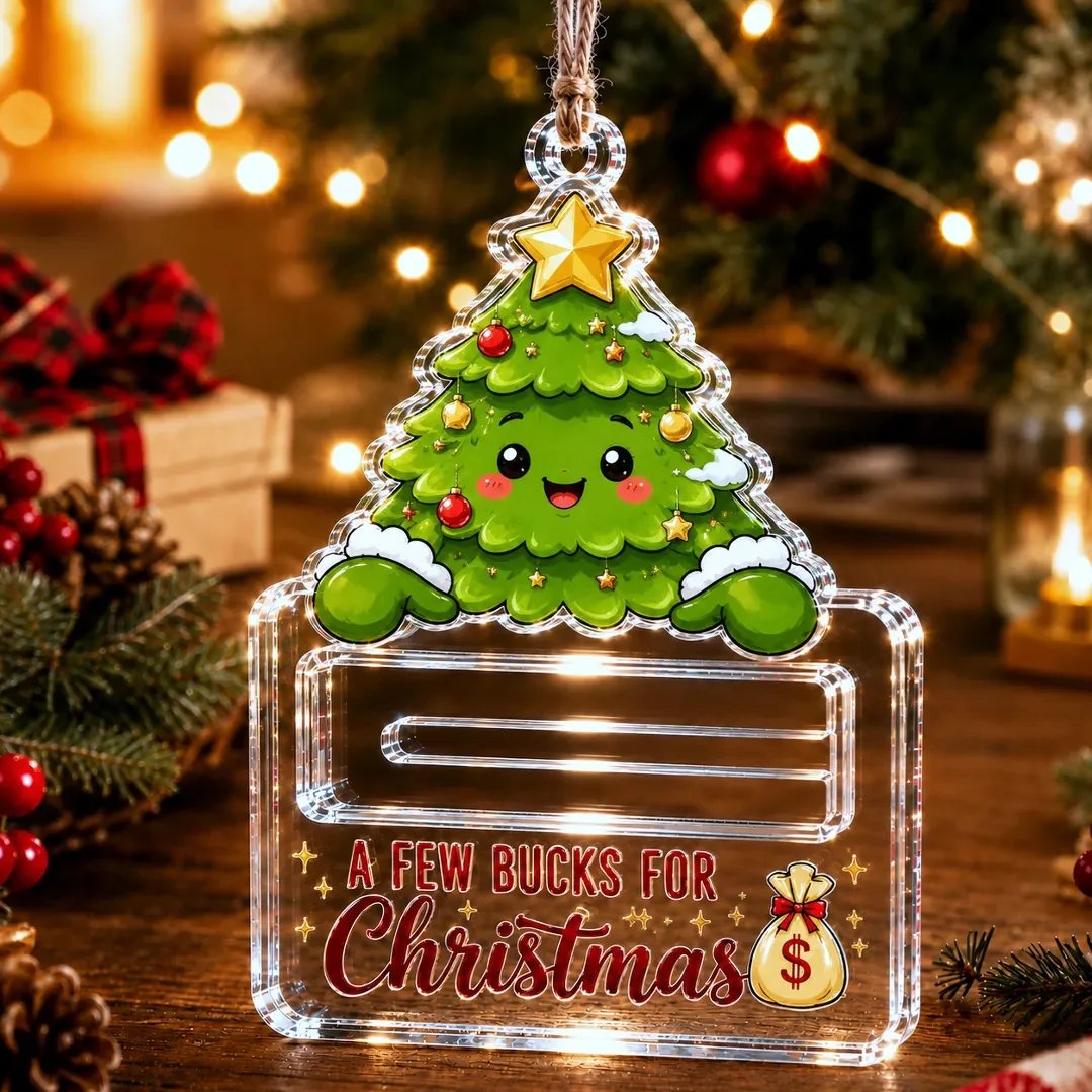 Crystal Clear Christmas Tree Ornaments