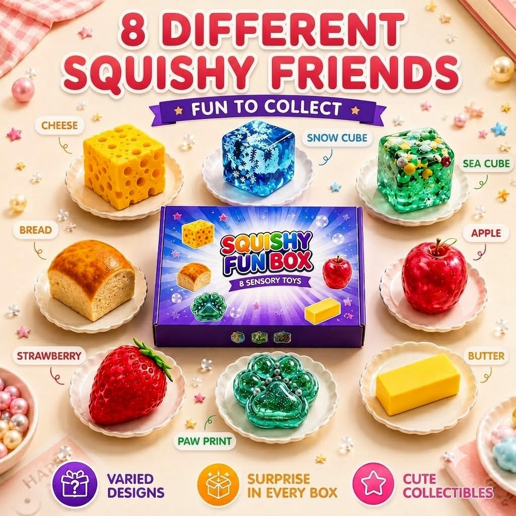 Funny & Cute Squishy Box – The Popular Bestseller in the Magic Mystery Box!