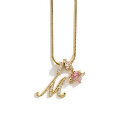 Elegant necklace with a heart pendant