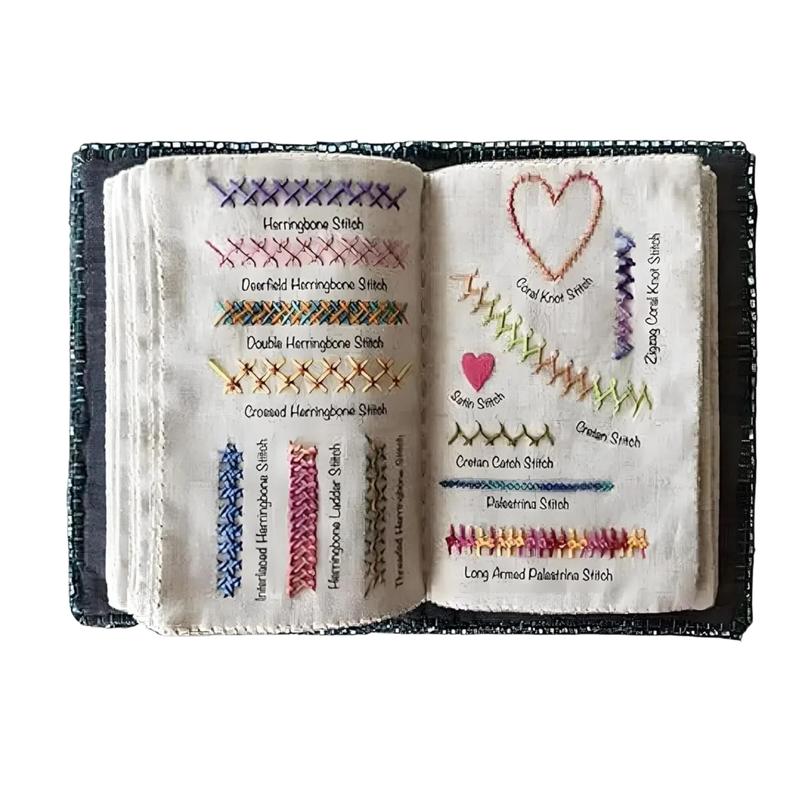 🌈Beginner-Friendly💕 Embroidery Stitch Practice Book
