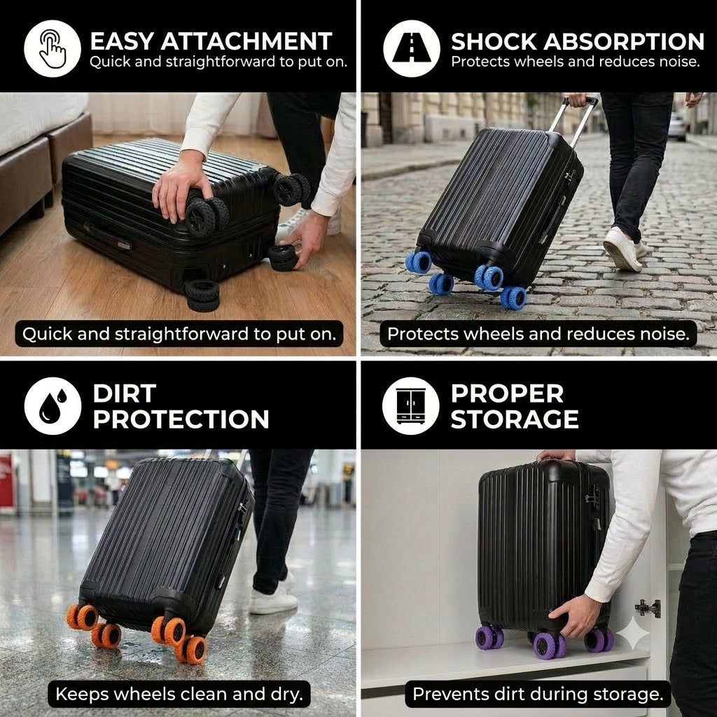 Luggage Wheel Protector Cover