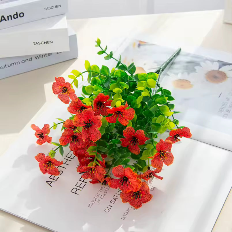 UV-Resistant Artificial Flower - 4 Pieces