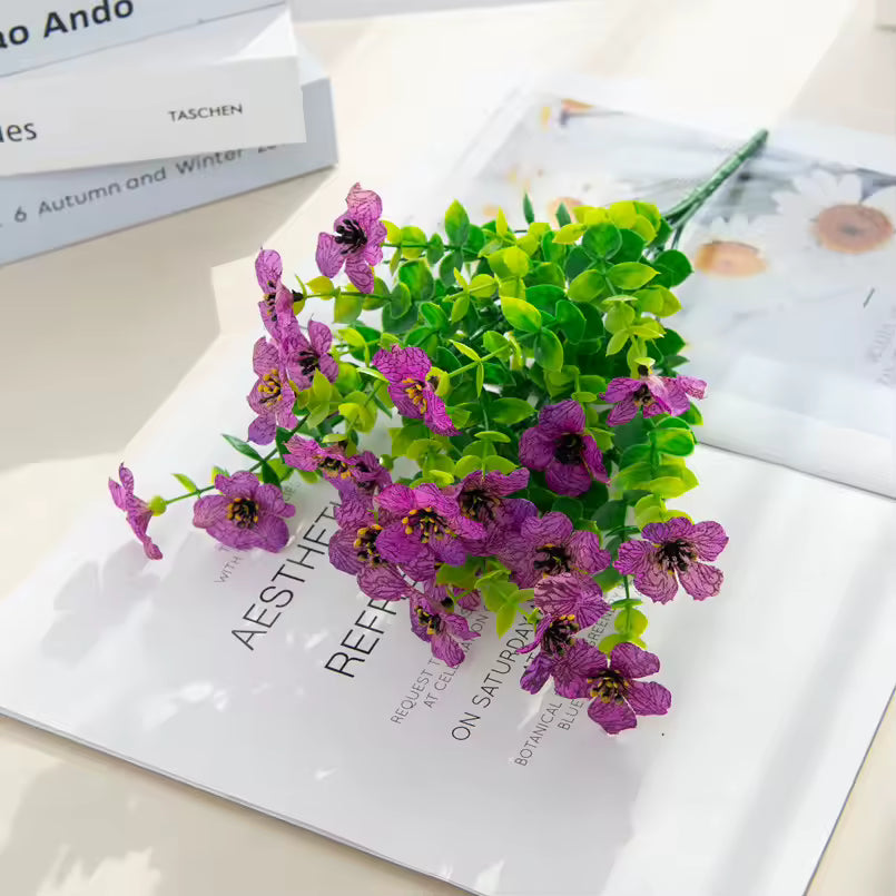 UV-Resistant Artificial Flower - 4 Pieces