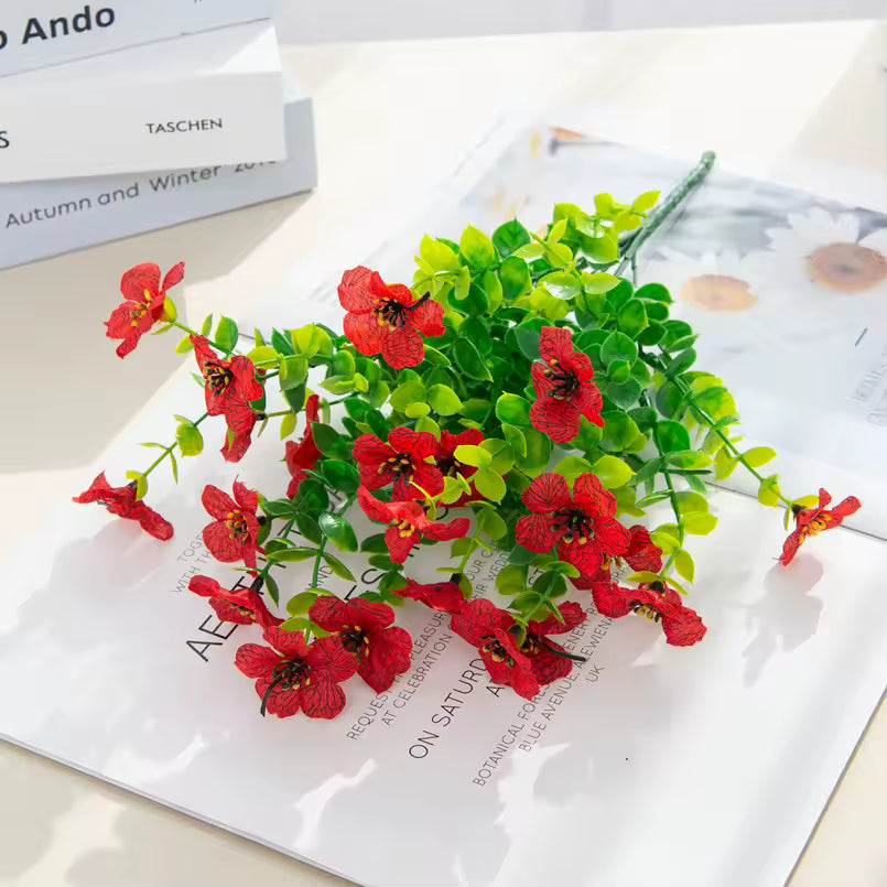 UV-Resistant Artificial Flower - 4 Pieces