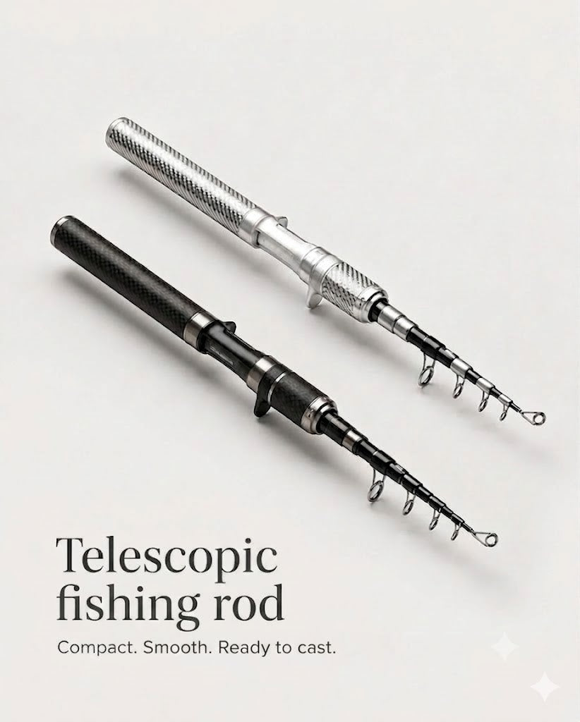 Carbon Fiber Pocket Fishing Rod: Telescopic Fishing Rod