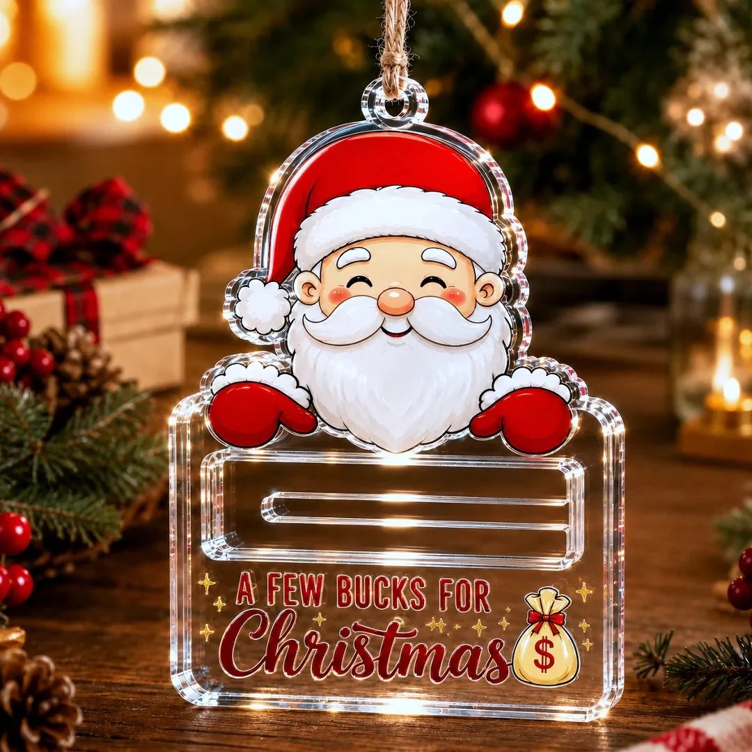 Crystal Clear Christmas Tree Ornaments