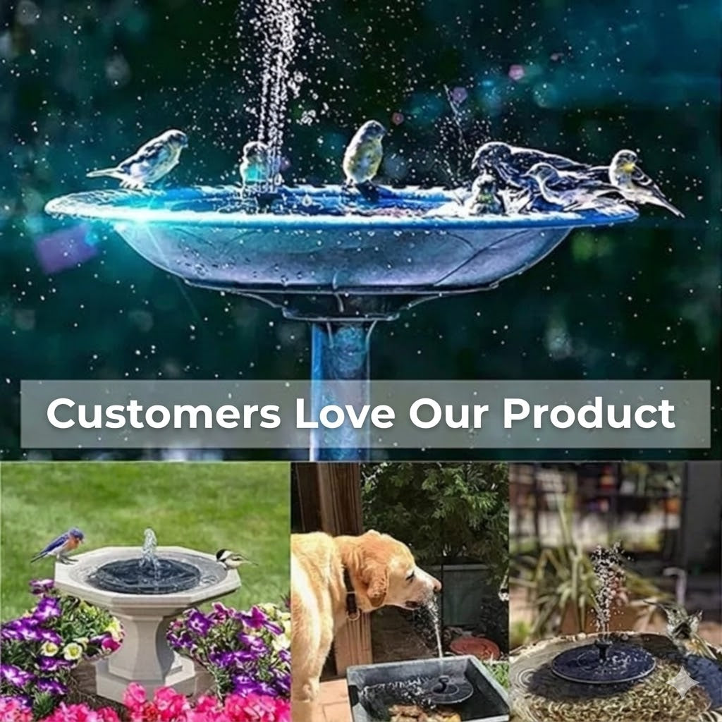 Automatic Solar-Powered Fountain