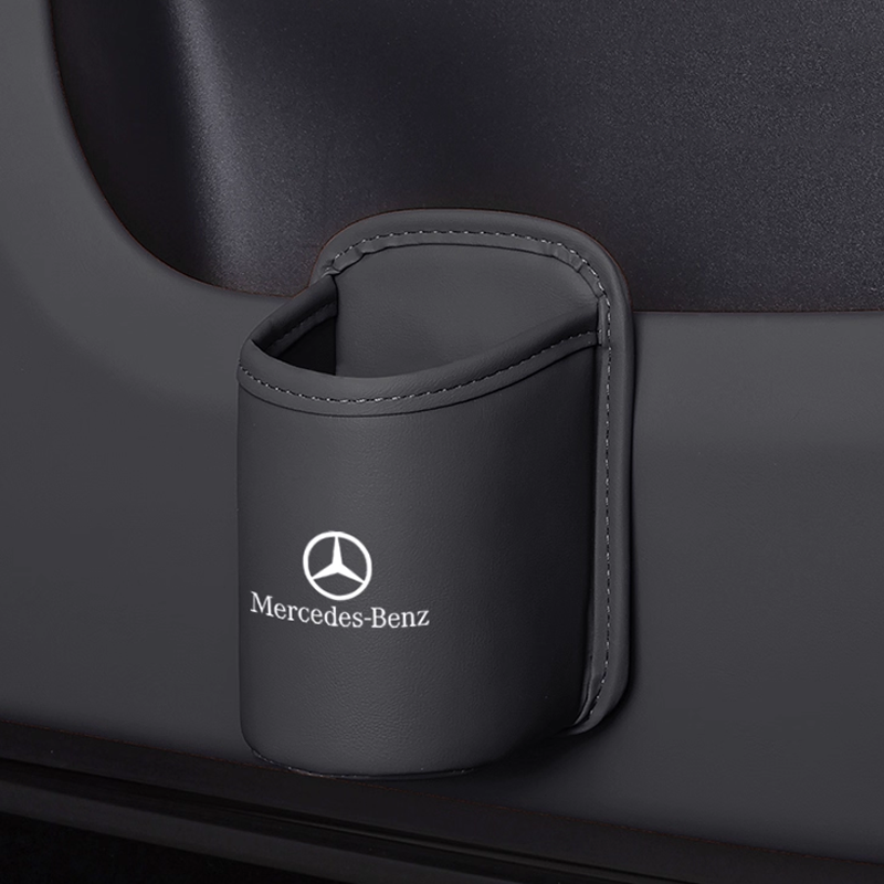 Leather Coffee to Go Holder - Portable Cup Holder with Clip