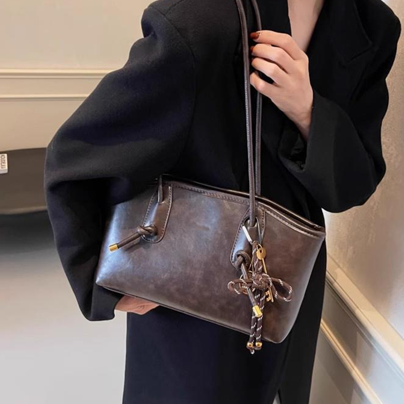 Vegan Leather Shoulder Bag