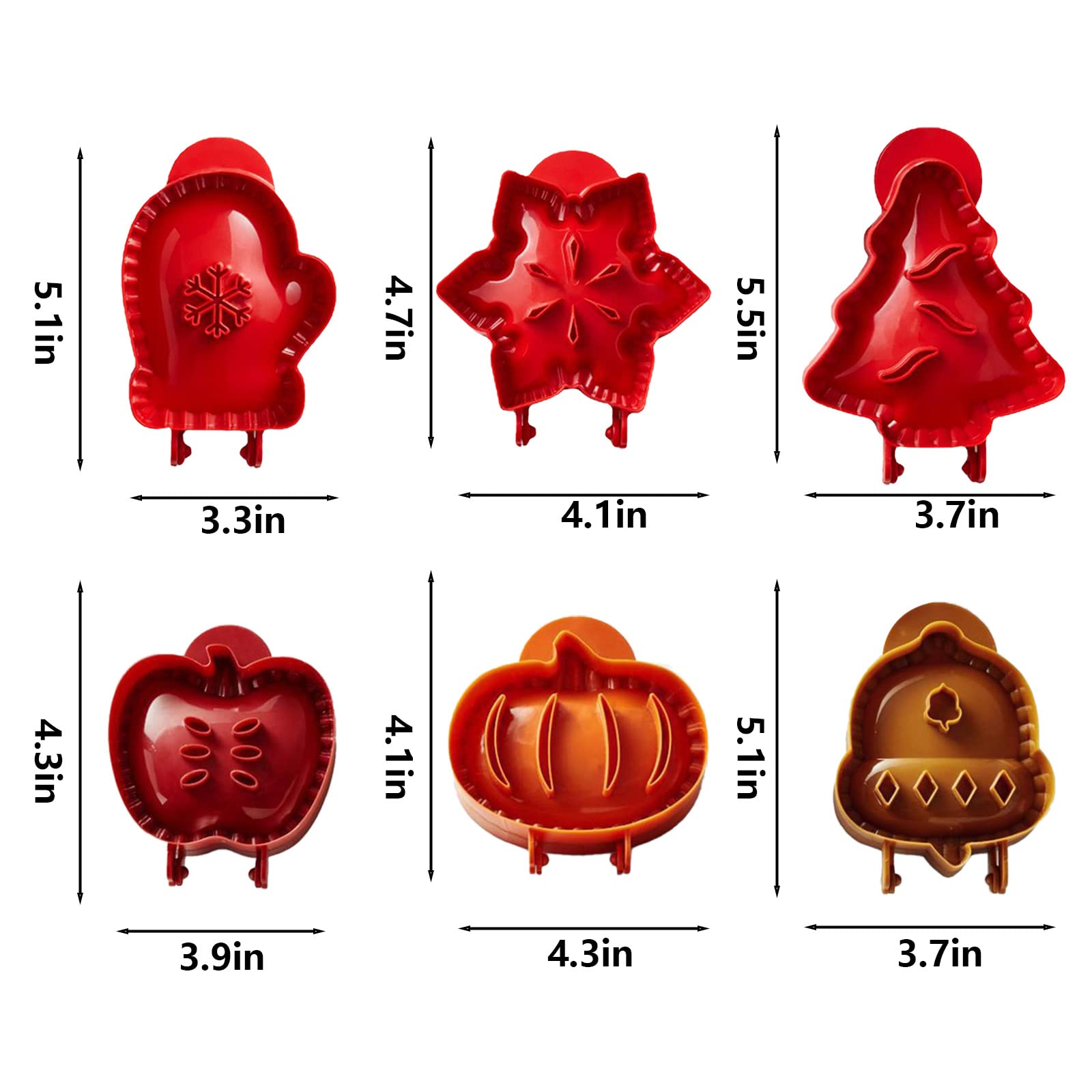 Set of [9] Mini Tart Molds for Festive Treats