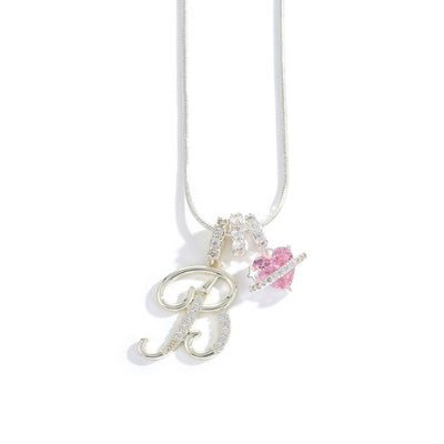 Elegant necklace with a heart pendant