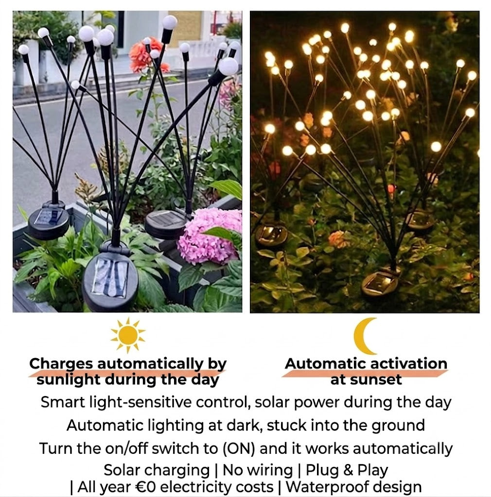 Solar Firefly Garden Lights