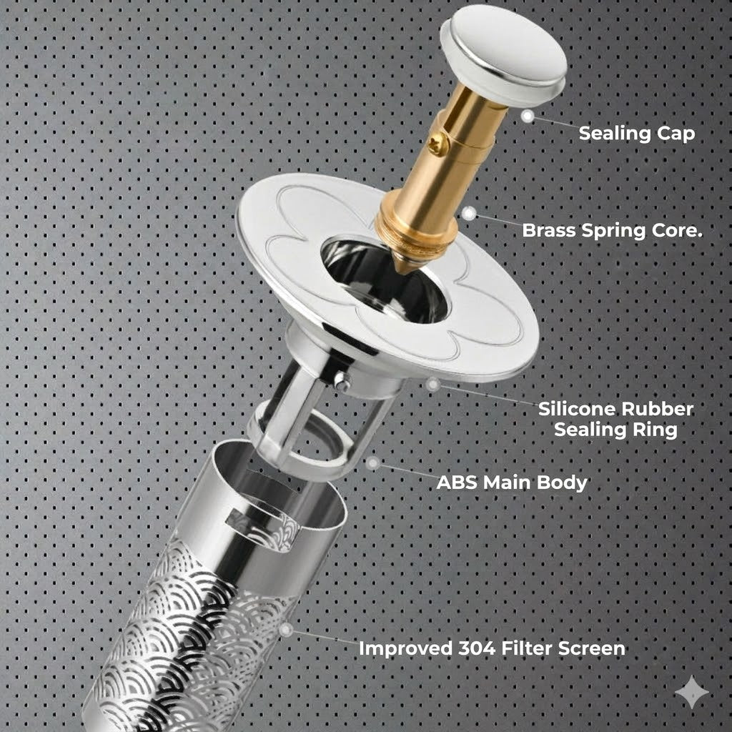 Universal Pop-up Sink Stopper