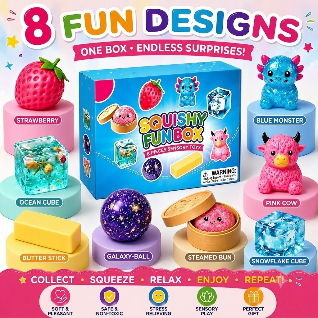 Funny & Cute Squishy Box – The Popular Bestseller in the Magic Mystery Box!