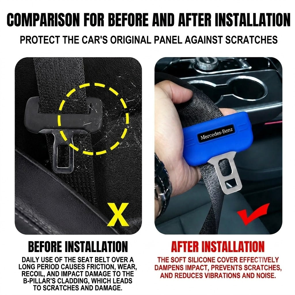 Car Logo Seat Belt Cover Pad / Safety Belt Shoulder Cushion