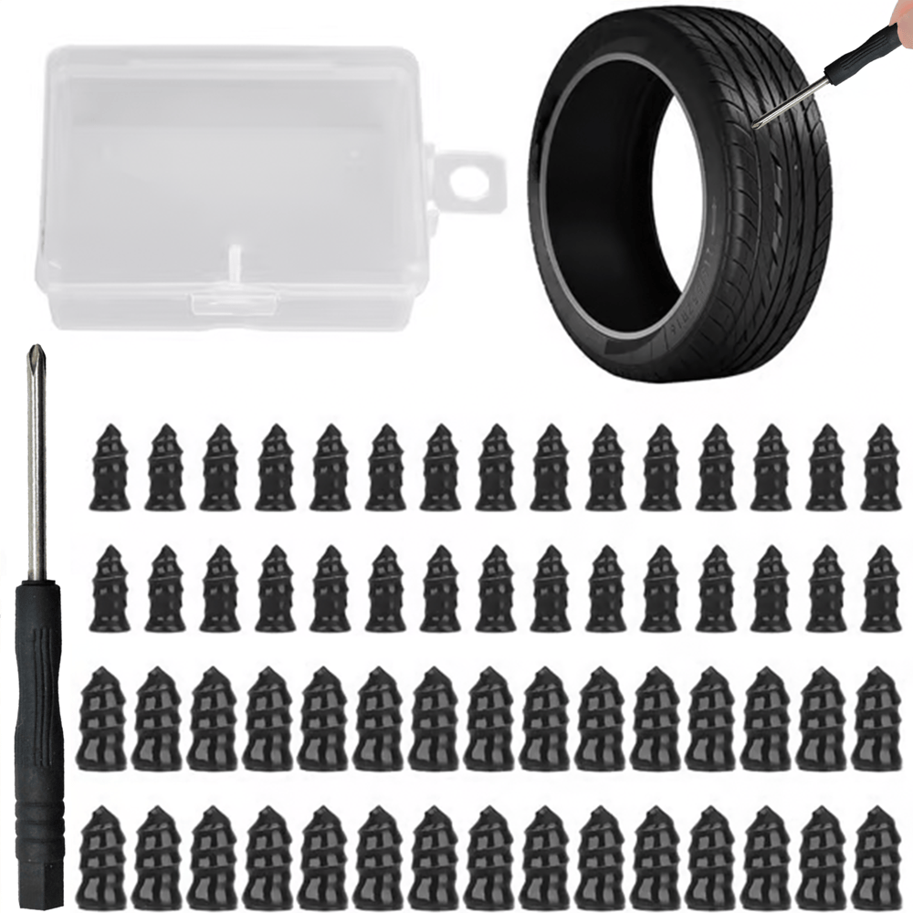 🔩 60-Piece Tire Repair Nail Set in 2 Sizes
