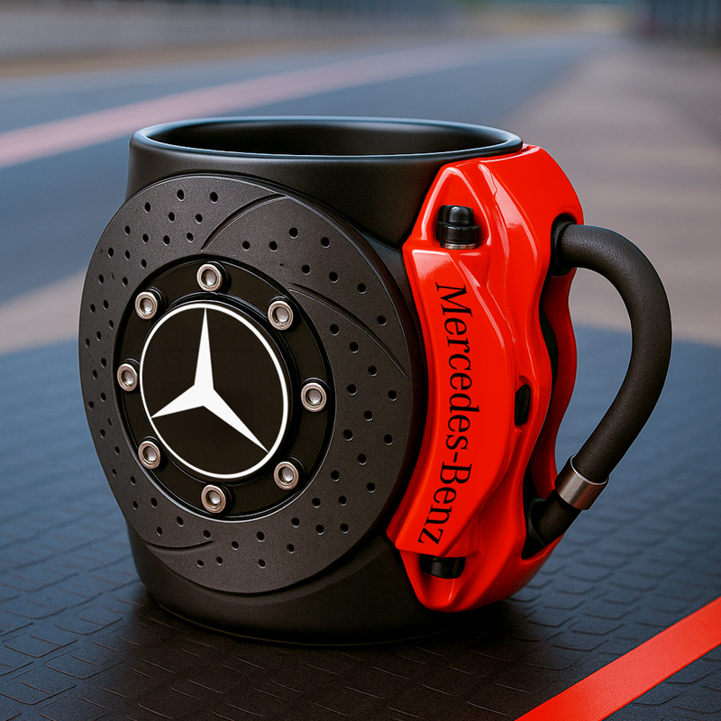 Brake Pad Mug – The Perfect Coffee Cup for True Car Lovers