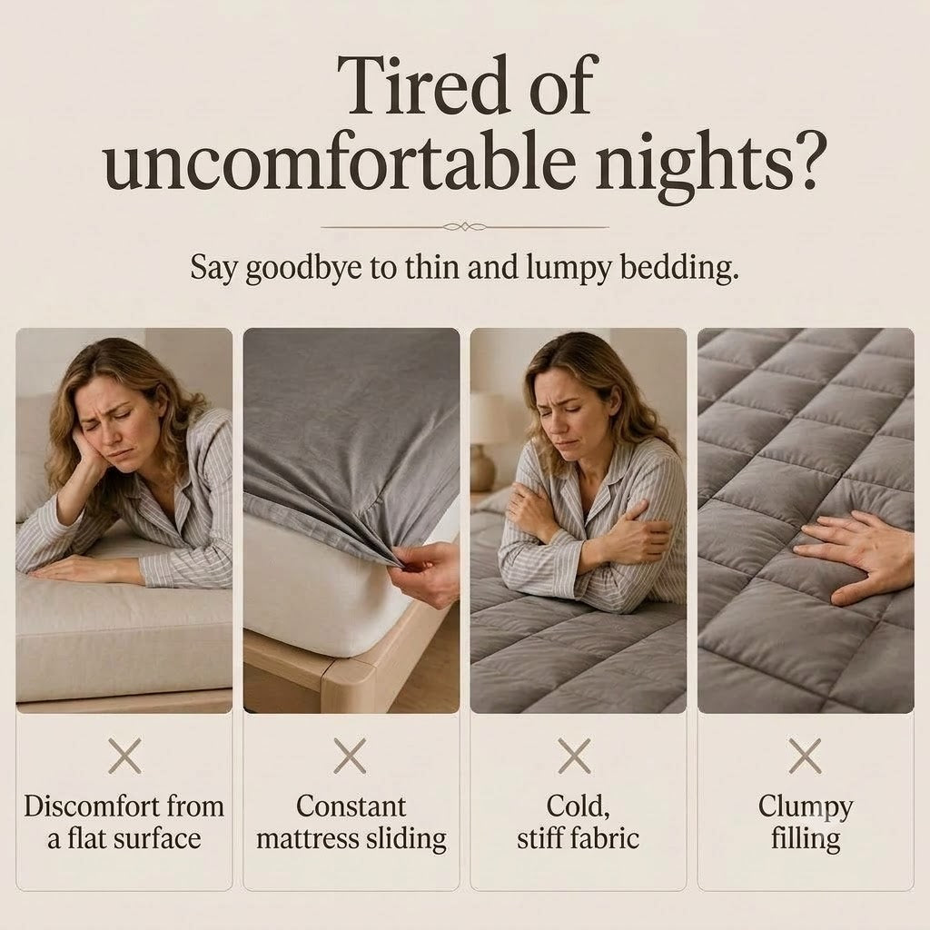 Soft Quilted Mattress Topper