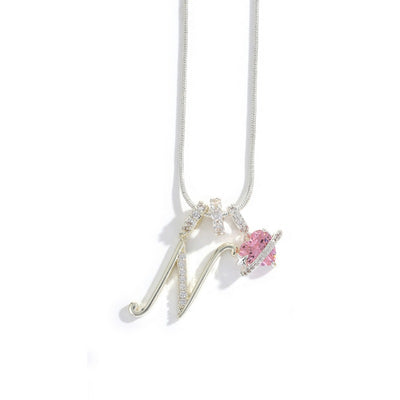 Elegant necklace with a heart pendant