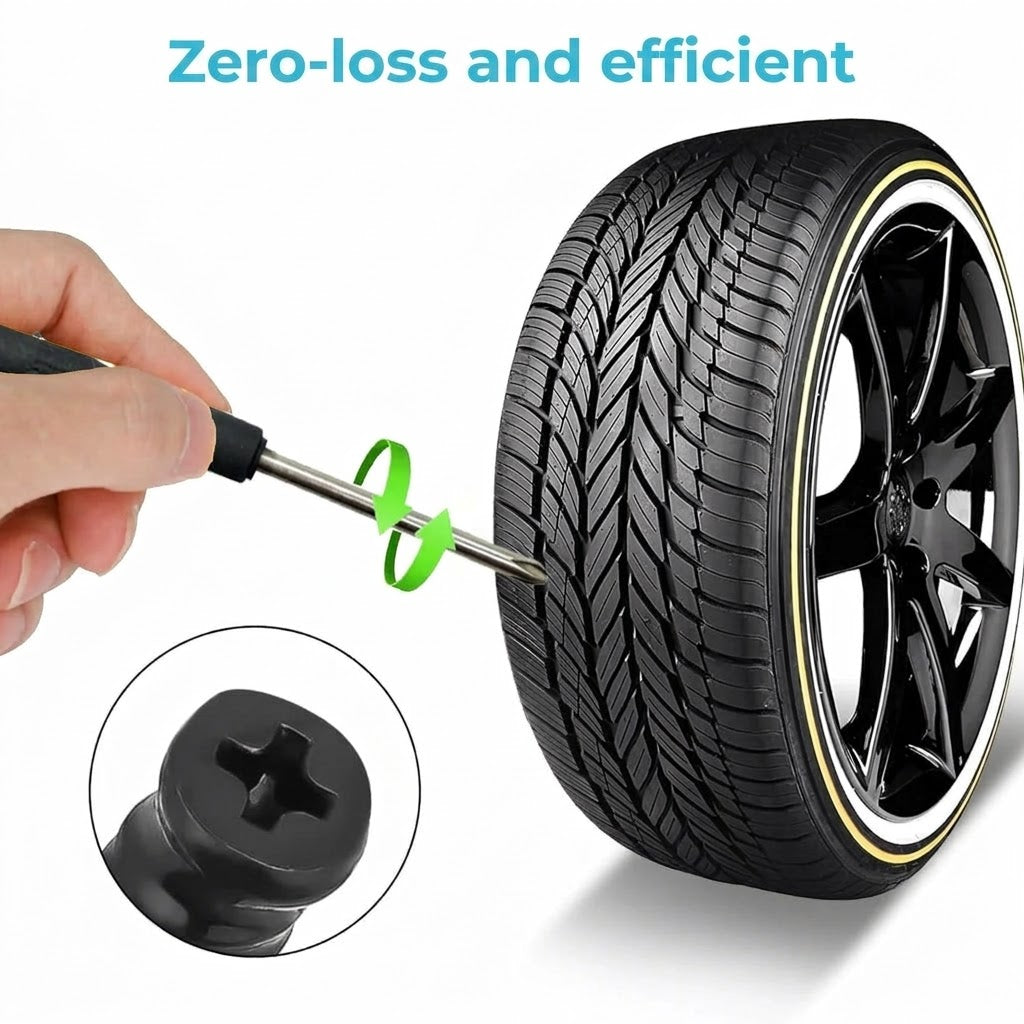 🔩 60-Piece Tire Repair Nail Set in 2 Sizes