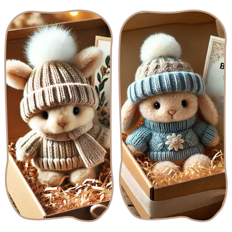 Handmade Mini Bunny Plushies - Cute Easter Gift & Decoration