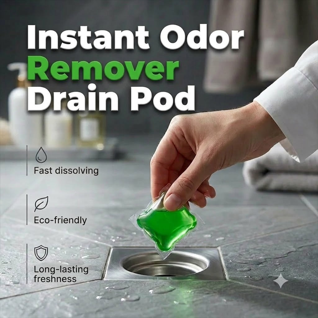 Cleaning & Deodorizing Tablets for Drain Pipes