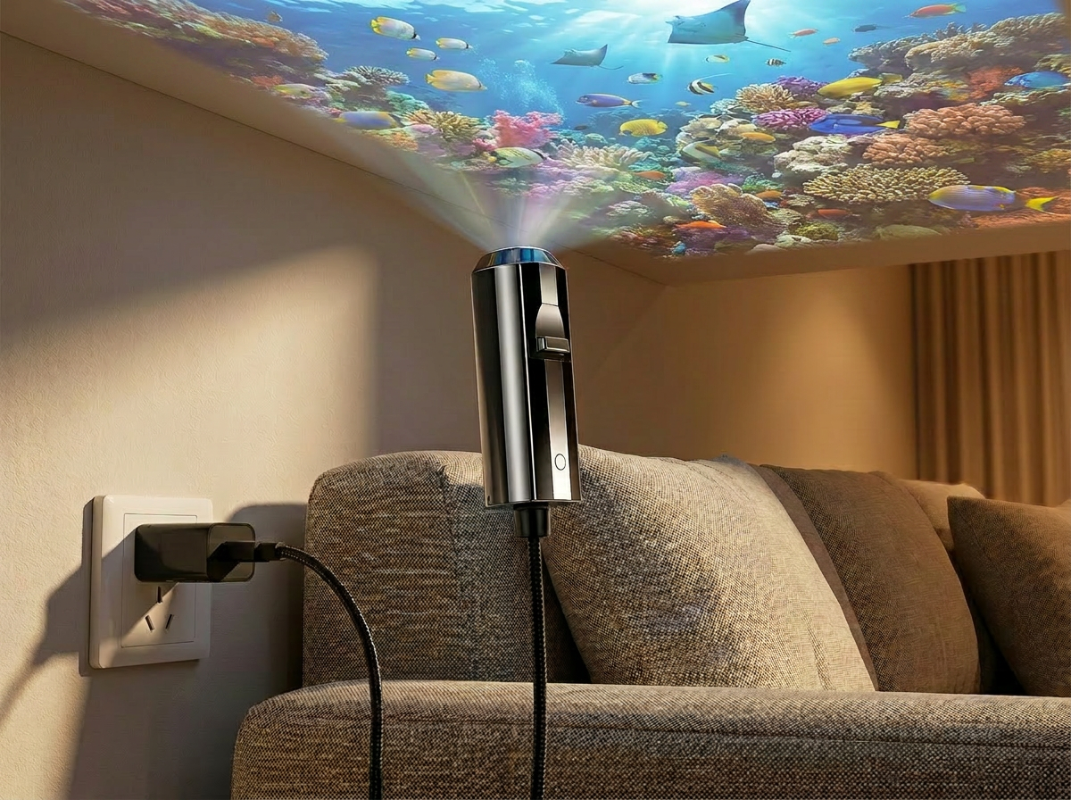 🔌 Plug-and-Play HD Star and Ocean Projector Night Light 🥳⭐