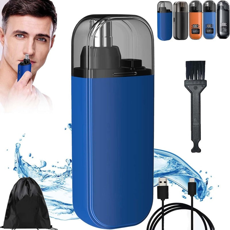 Nose & Ear Hair Trimmer - USB-C Rechargeable (Waterproof & Painless)
