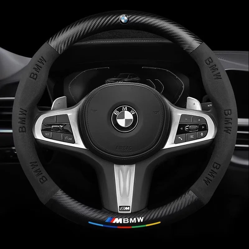 Luxury Carbon Steering Wheel Cover