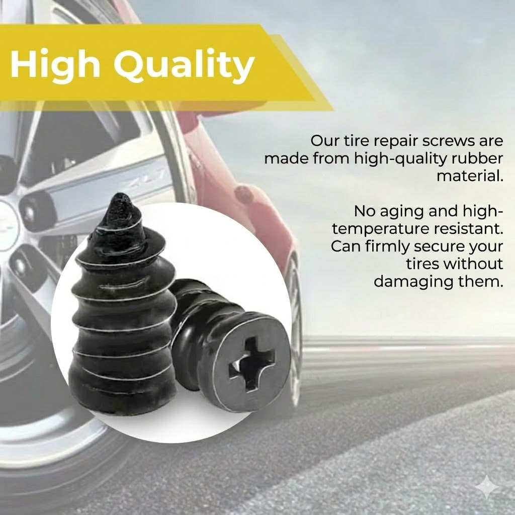 🔩 60-Piece Tire Repair Nail Set in 2 Sizes