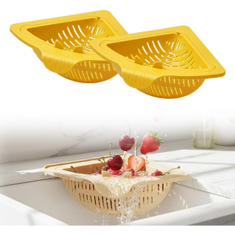 Magnetic Corner Sink Strainer – Sink Strainer Waste Basket