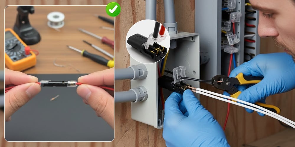 Double Wire Connectors (With Extra Grip)