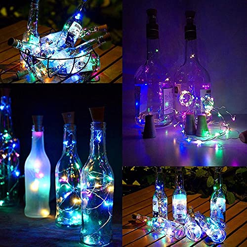 LED Cork String Lights for Bottle DIY – Ambient Wire Lighting for Decoration