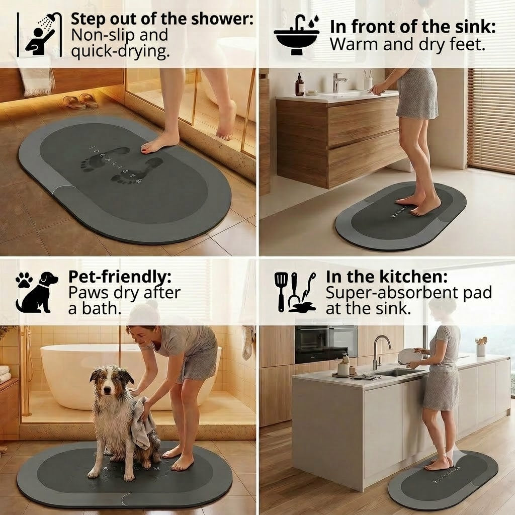 Quick-Drying Bath Mat