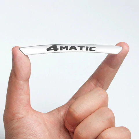 3D Metal Stickers for Car Tires / Wheel Rims