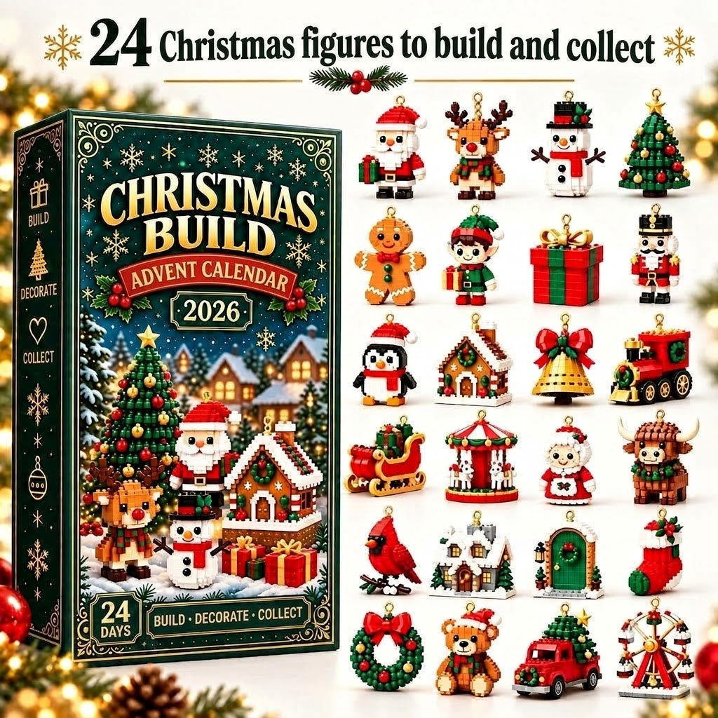 Christmas Building Set – Build a New Christmas Figure Every Day Until Christmas Eve