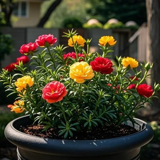 🌸 1000 Moss Rose Seeds Mix – 🌿 Purslane / Sun Roses