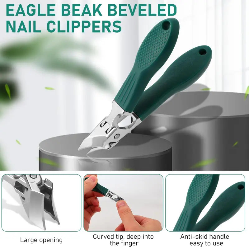 Professional Toenail Clippers for Ingrown and Thick Nails – Eagle Beak Design