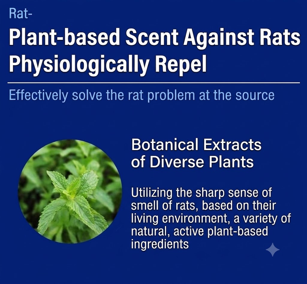 Plant-Based Mouse Repellent Gel – Suitable for Indoor Use