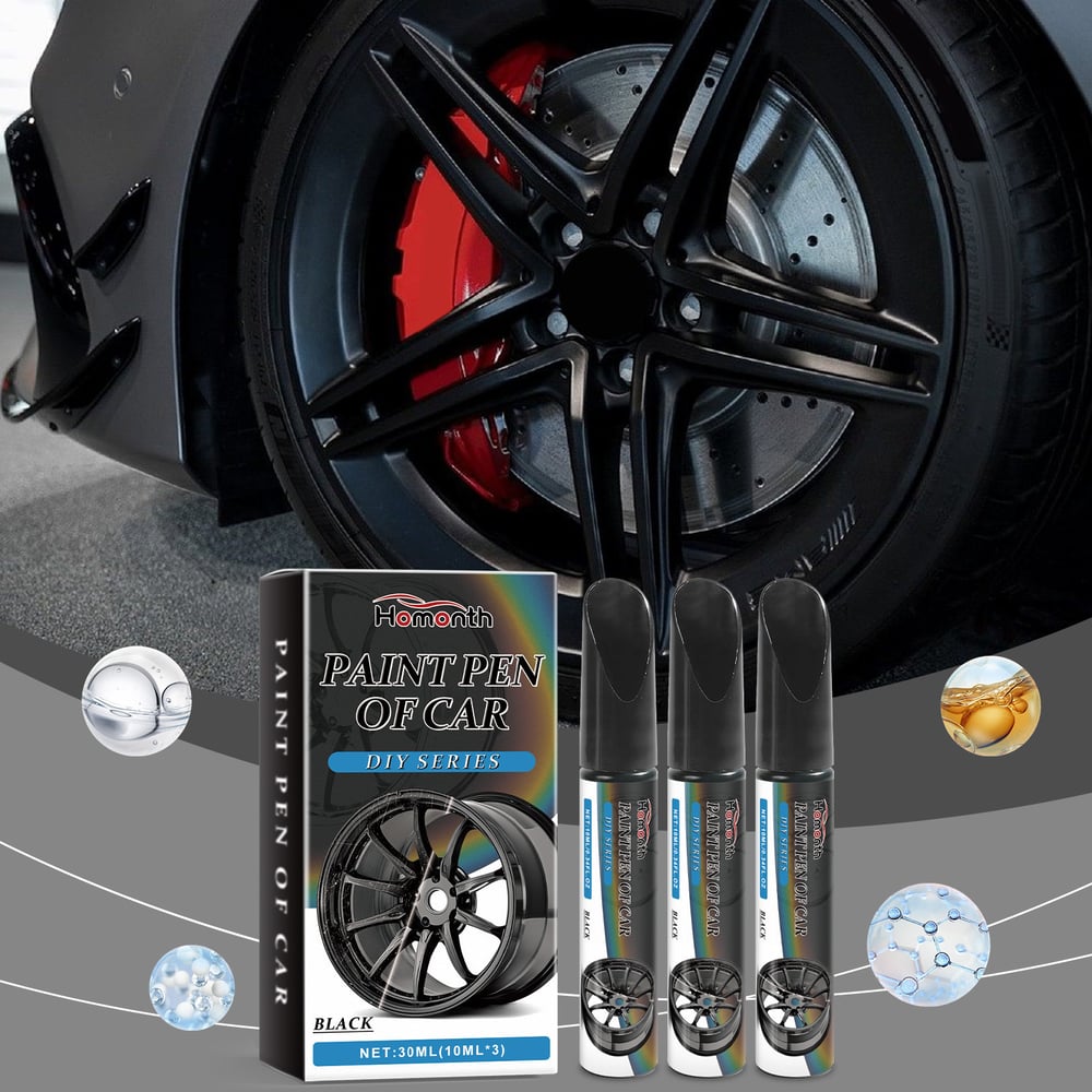 Car Wheel Scratch Repair Pen - 3 Pack