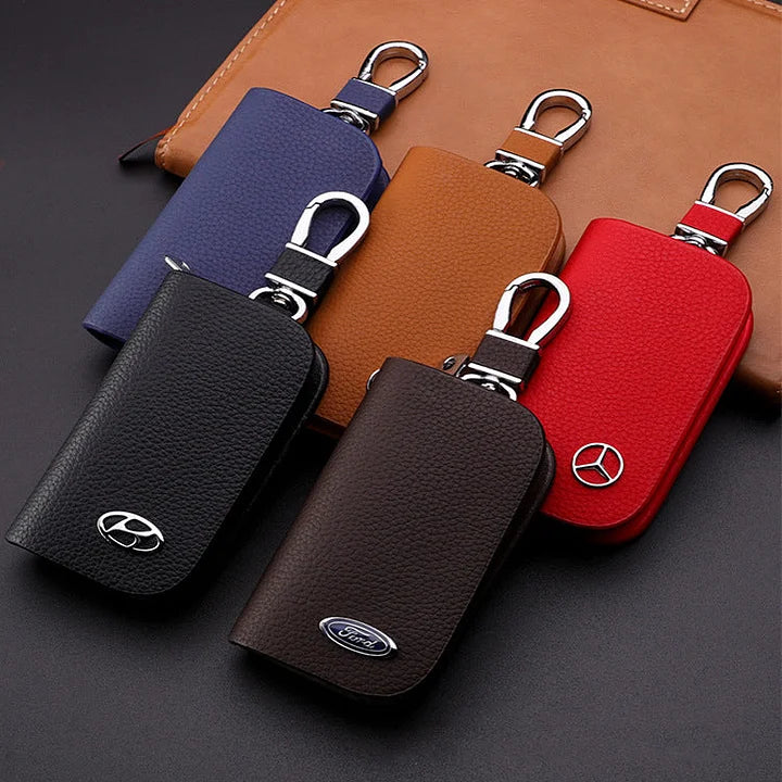 Luxury Leather Car Key Case (Universal)