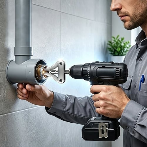 Universal Damaged Pipe Extractor – Heavy-Duty Broken Screw & Pipe Tap Extractor for Water Pipes and Threads
