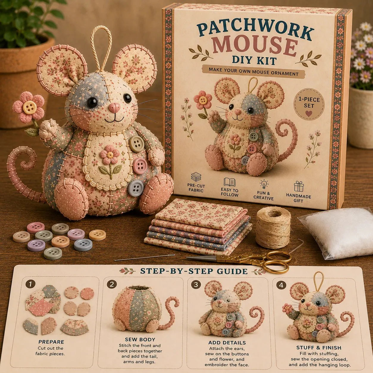 Retro Mouse DIY Kit 🐭