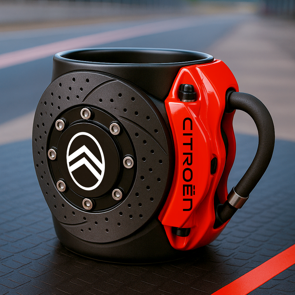 Brake Pad Mug – The Perfect Coffee Cup for True Car Lovers