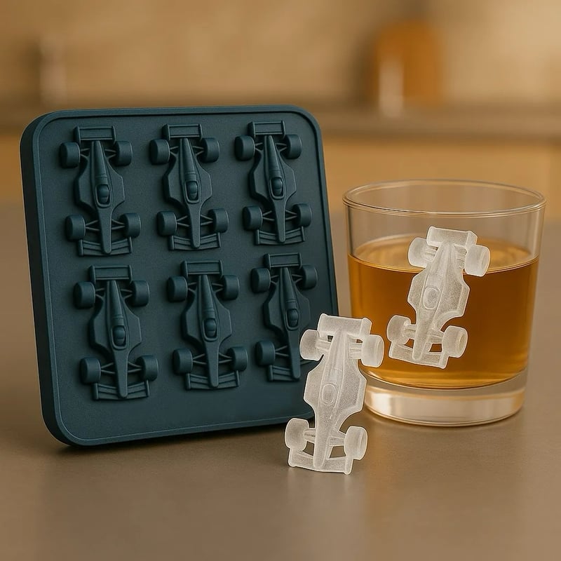 3D Ice Cube Mold – Formula 1 Race Car (6 Shapes)