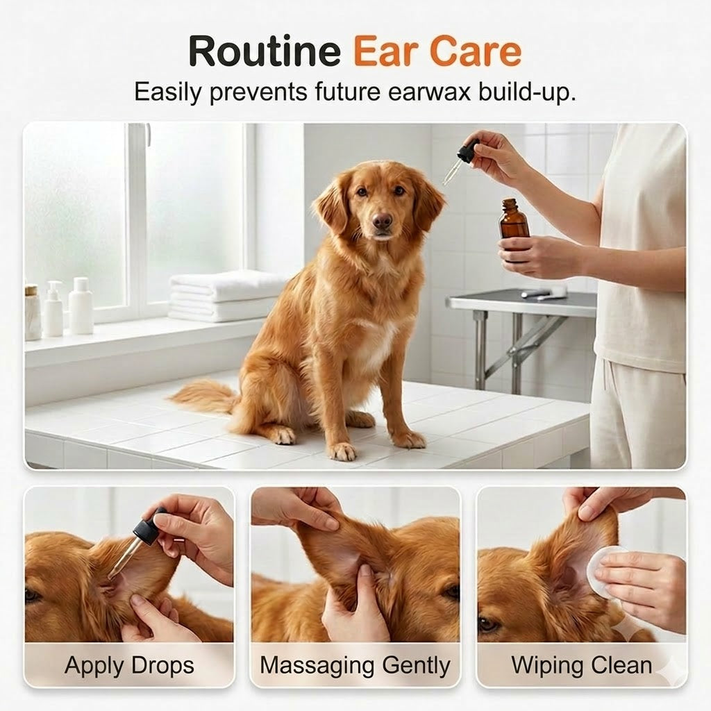 Mild Ear Drops for Dogs – For Daily Care