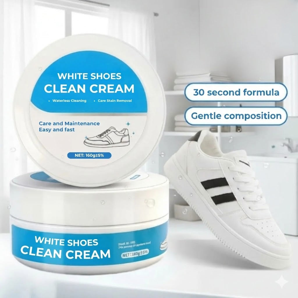 White Shoe Restoration Cream