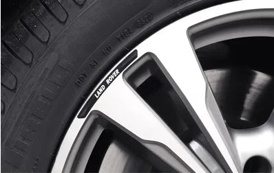 3D Metal Stickers for Car Tires / Wheel Rims