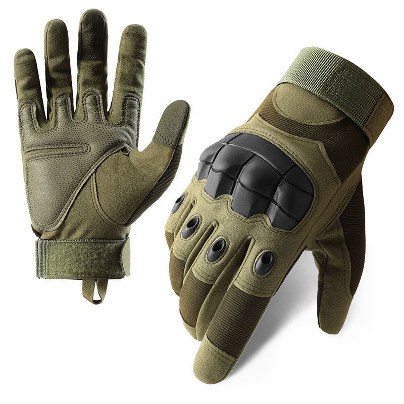 Tactical Full-Finger Gloves – Protective Outdoor Work Gloves